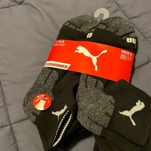 Mens Puma Quarter Crew Socks